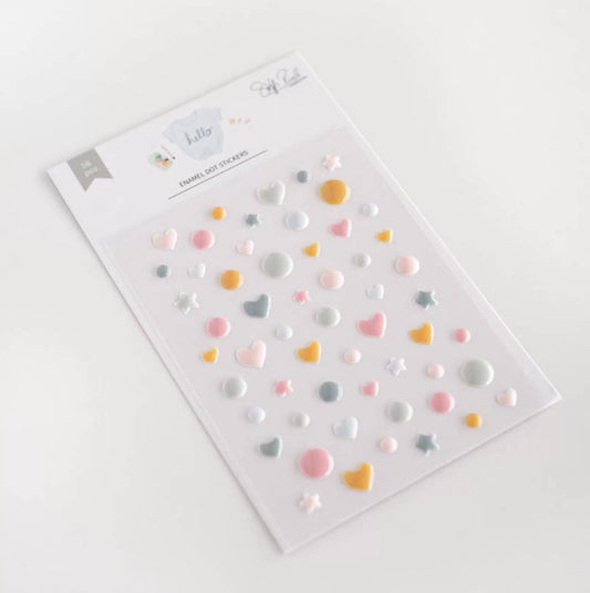 Enamel Dots Hello – Lora Bailora Steffi Ried