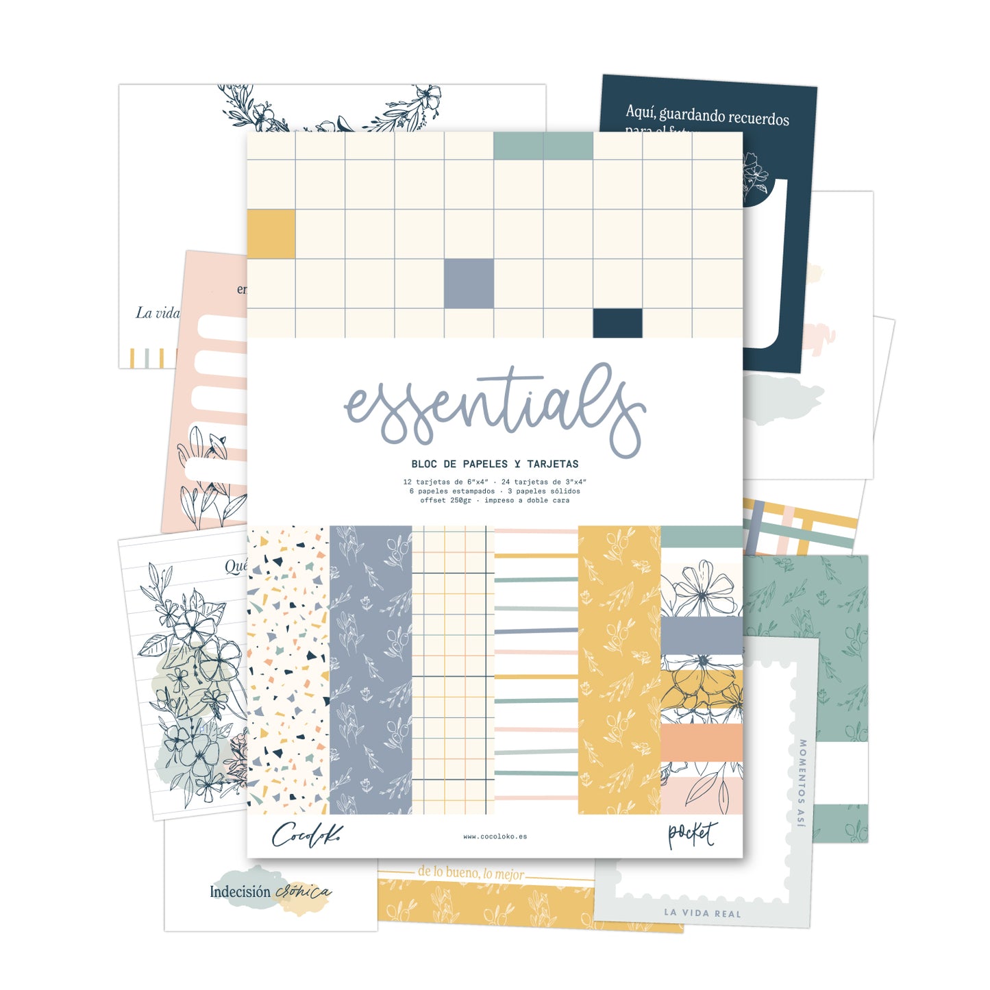 essentials - Bloc de Tarjetas Pocket - ESP