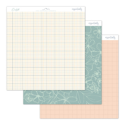 essentials - Bloc de Papeles 12*12 a 1 cara