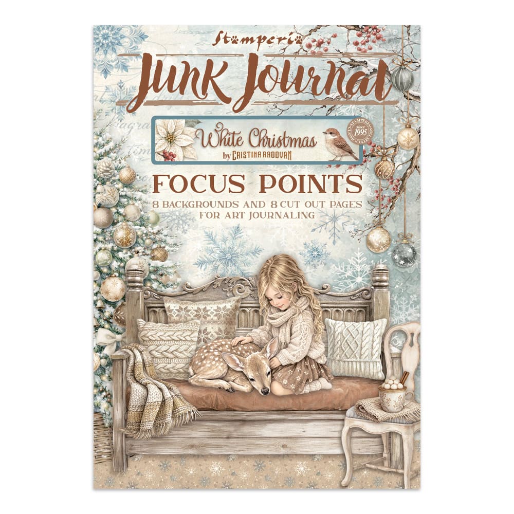 Junk Journal Focus Points A5 White Christmas - Stamperia
