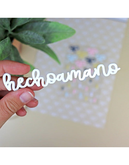 Adorno Metacrilato ' Hecho a Mano'