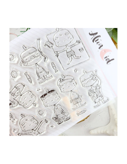 Holidadis clear stamp | Alúa Cid