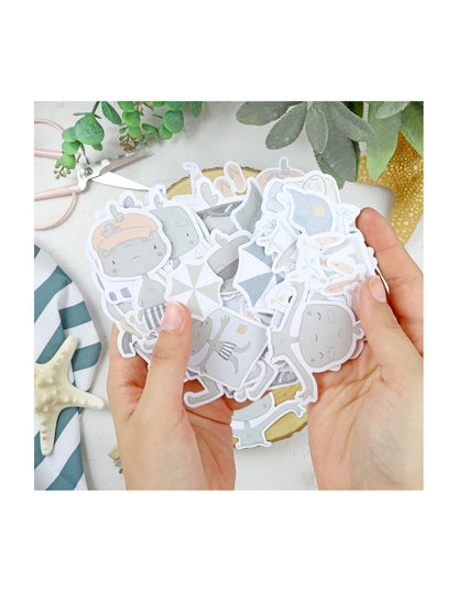 Holidadis Ilustrations die-cuts set | Alúa Cid