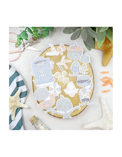 Holidadis Ilustrations die-cuts set | Alúa Cid