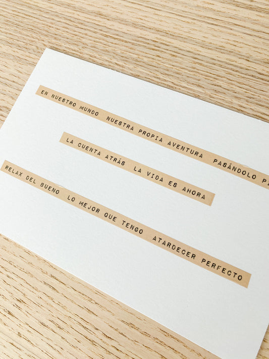 Washi tape Pensacola frases 6