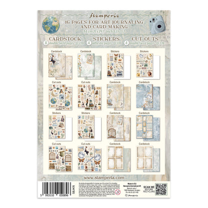 Junk journal stickers, cut-outs, backgrounds - Secret Diary (RESTOCK)