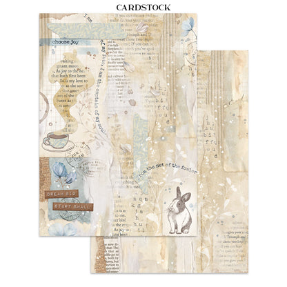 Junk journal stickers, cut-outs, backgrounds - Secret Diary (RESTOCK)