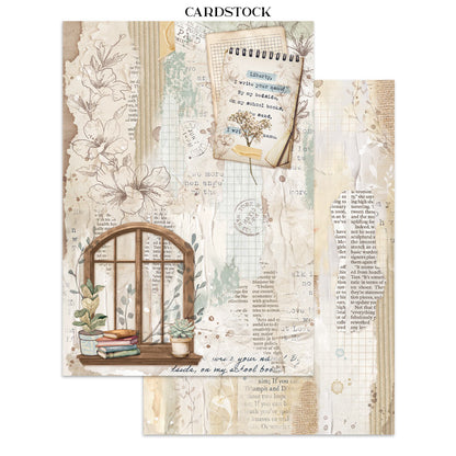 Junk journal stickers, cut-outs, backgrounds - Secret Diary (RESTOCK)