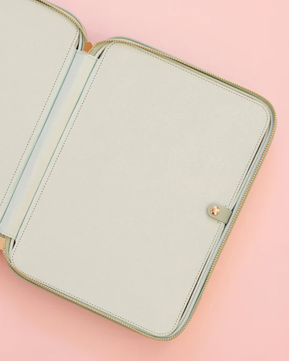 Estuche caja de cuero vegano DELUXE - Mint