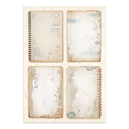Junk journal stickers, cut-outs, backgrounds - Secret Diary (RESTOCK)