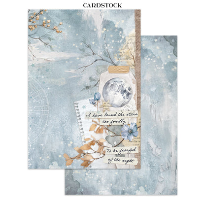 Junk journal stickers, cut-outs, backgrounds - Secret Diary (RESTOCK)