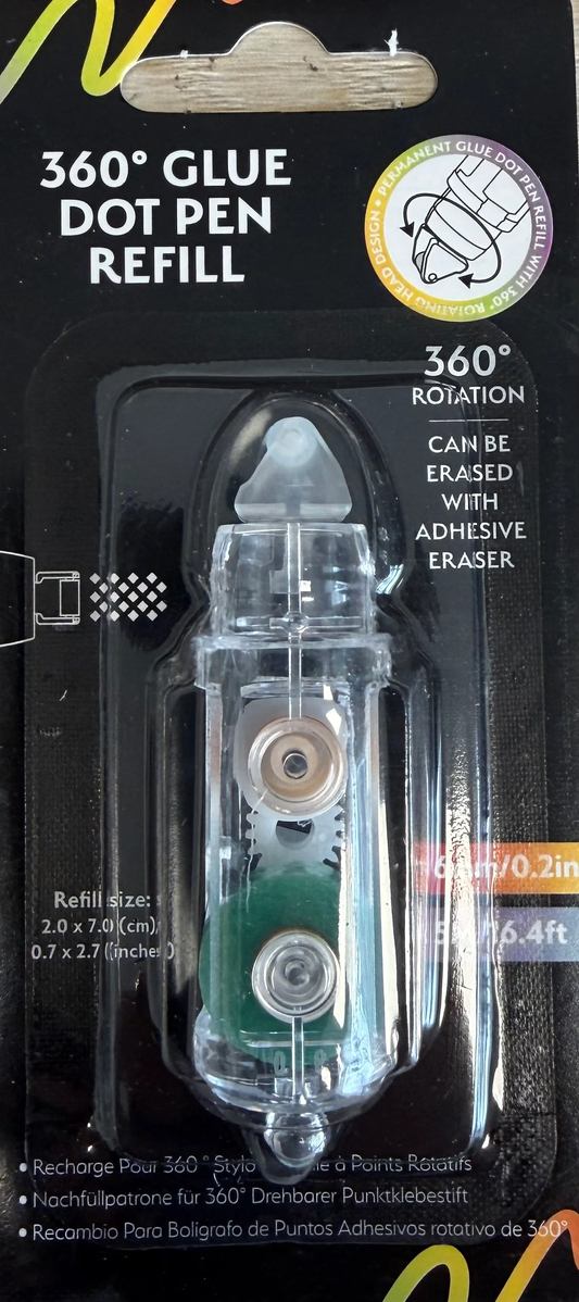 Arden Creative Studio 360° Glue Dot Pen Refill