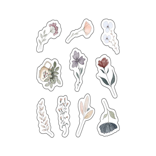 LAS PEGATINAS MICHIS DE EL JARDÍN DE OFELIA "UN JARDÍN DE FLORES"