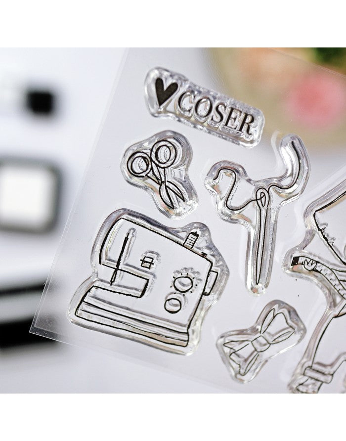 'Love Coser' clear stamp