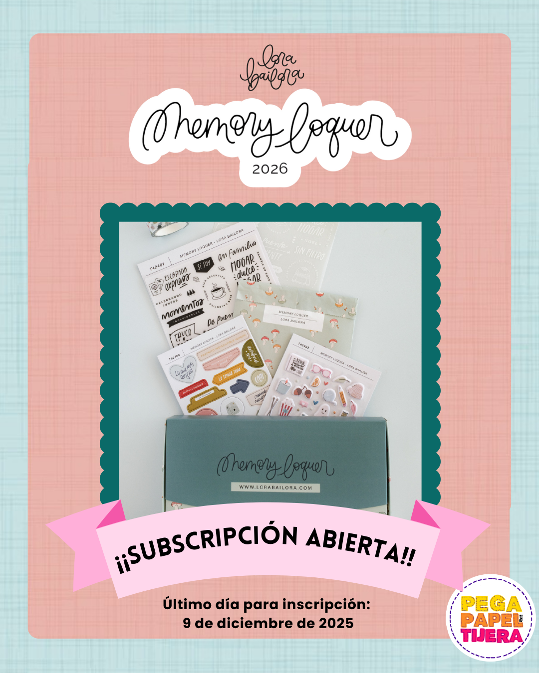 Suscripción Anual Memory Loquer