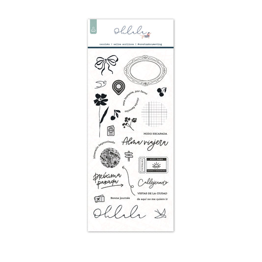 OHLALA Set Sellos Ilustraciones