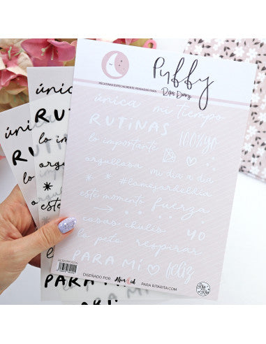Para Mí. Black rub-ons | Rita´s Diary by Alúa Cid