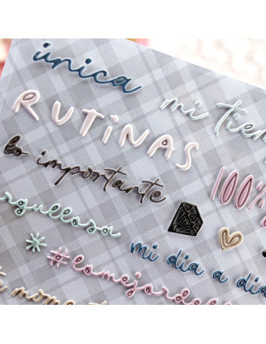 Para Mí. Colorful puffy stickers | Rita´s Diary