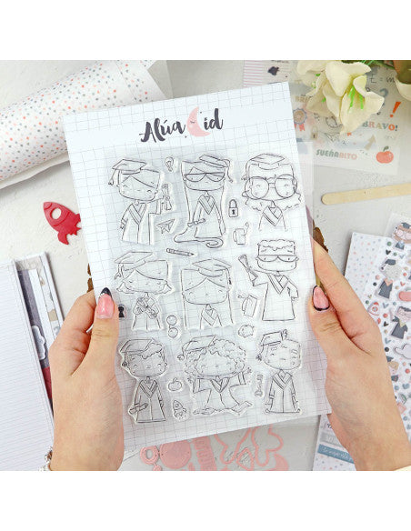 Septiembre stamps & dies set | Alúa Cid
