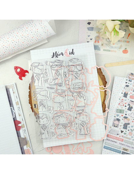 Septiembre stamps & dies set | Alúa Cid