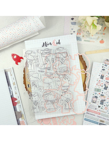 Septiembre stamps & dies set | Alúa Cid