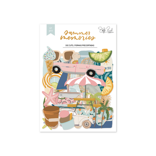 SET DE 57 die cuts Summer Memories – Lora Bailora
