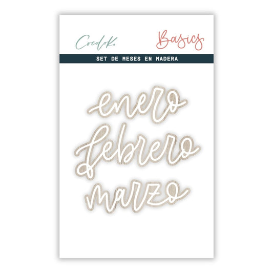 Set de Maderas Meses Invierno MI VIAJE