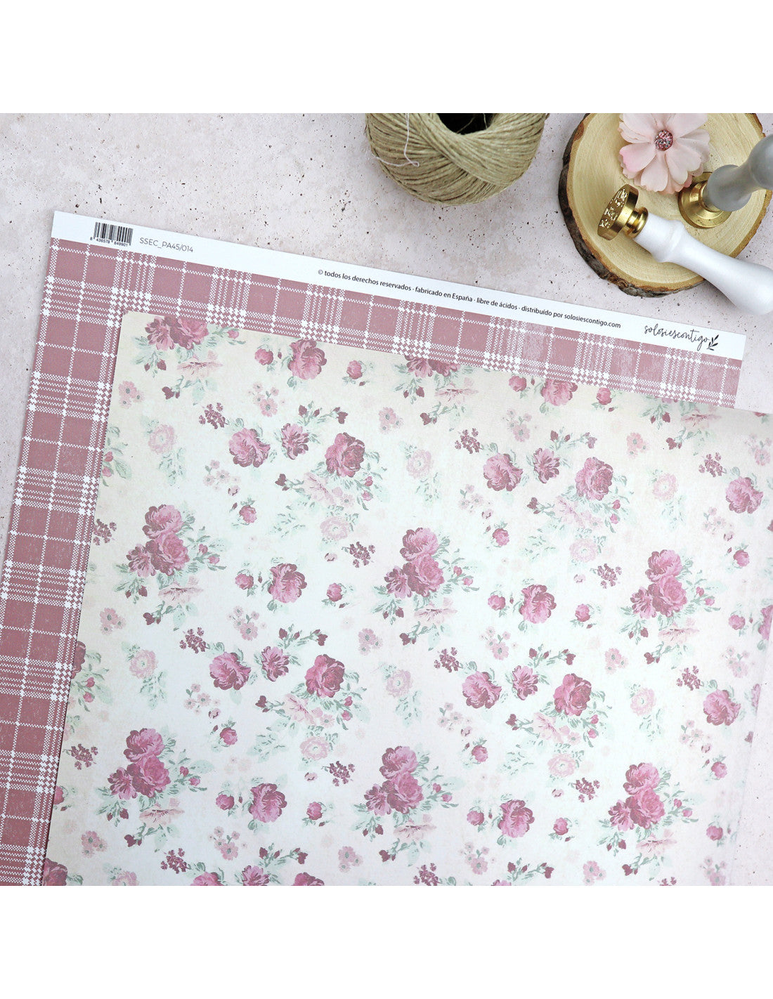 Solosiescontigo Rústica cardboard