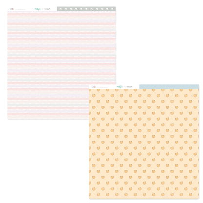 PREVENTA Stack 12"x12" Chibi en el bosque + recortables