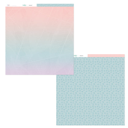 PREVENTA Stack 12"x12" Chibi en el bosque + recortables