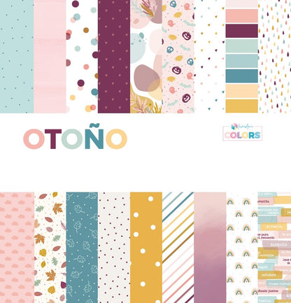 PREVENTA Stack 12"x12" Otoño + recortables