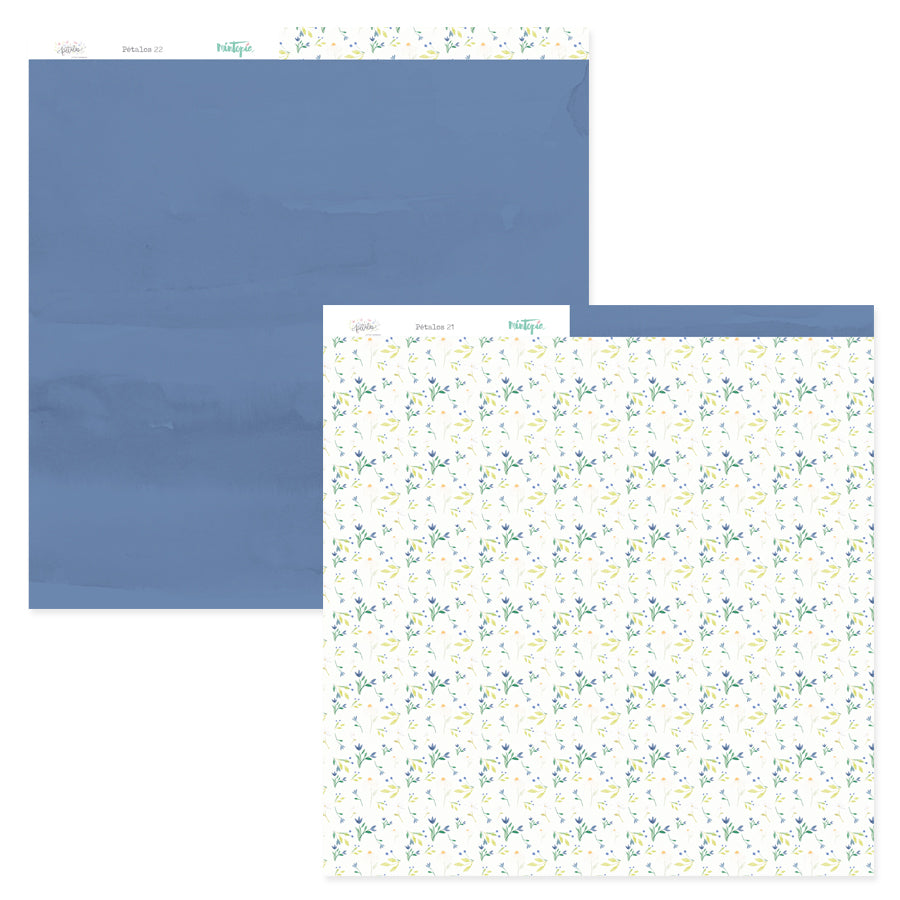PREVENTA Stack 12"x12" Pétalos + recortables