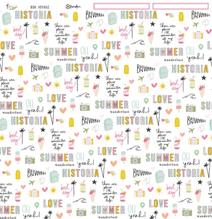 PREVENTA Stack 12"x12" Summer Days + recortables