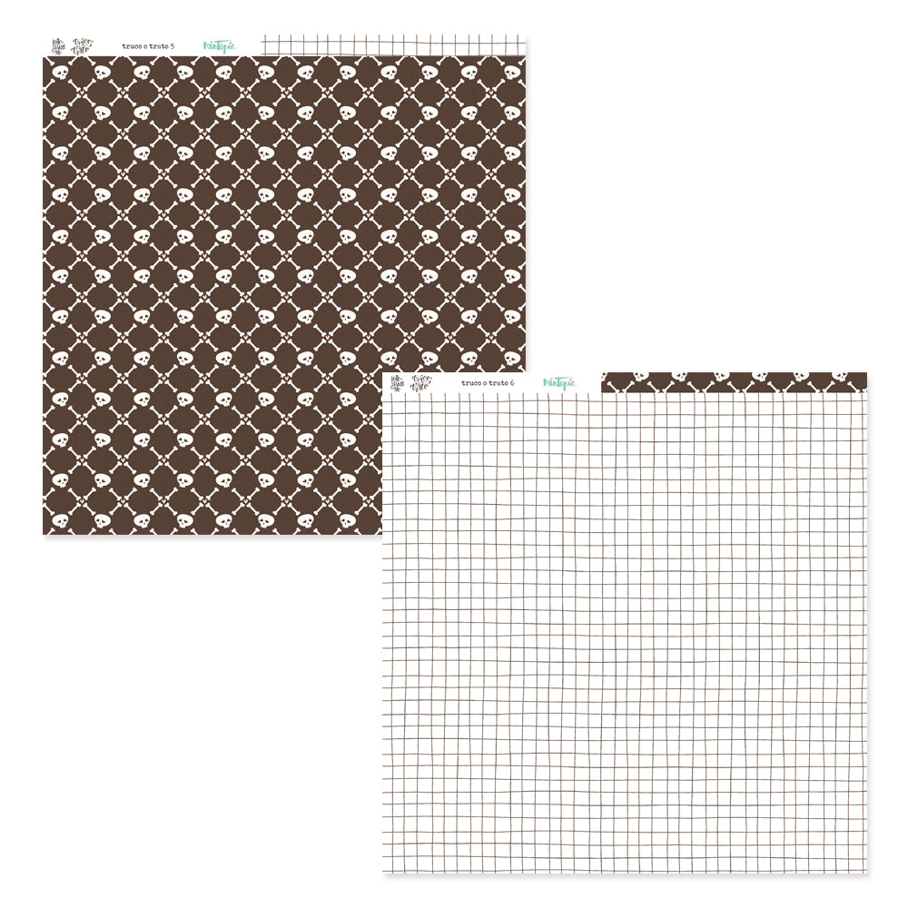 PREVENTA Stack 12"x12" Truco o trato + recortables