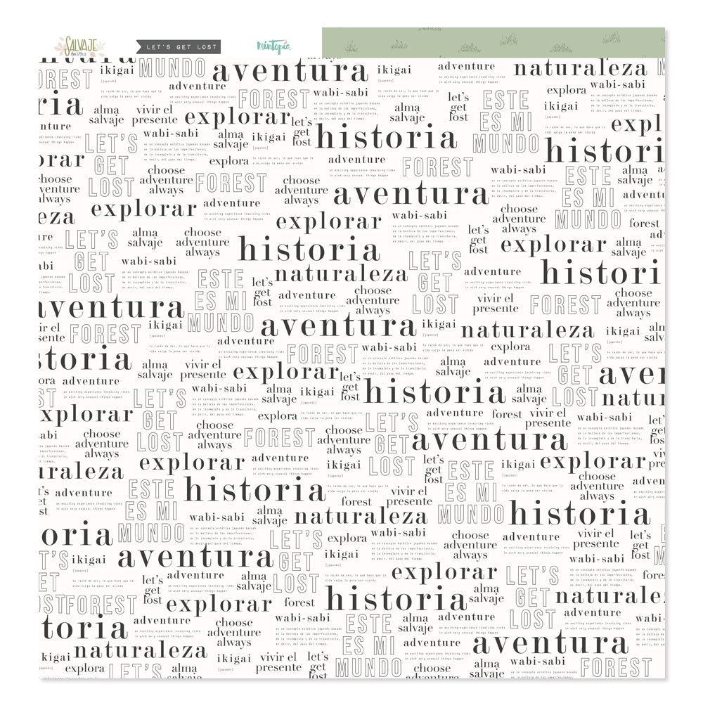 PREVENTA Stack 12"x12" Salvaje + recortables