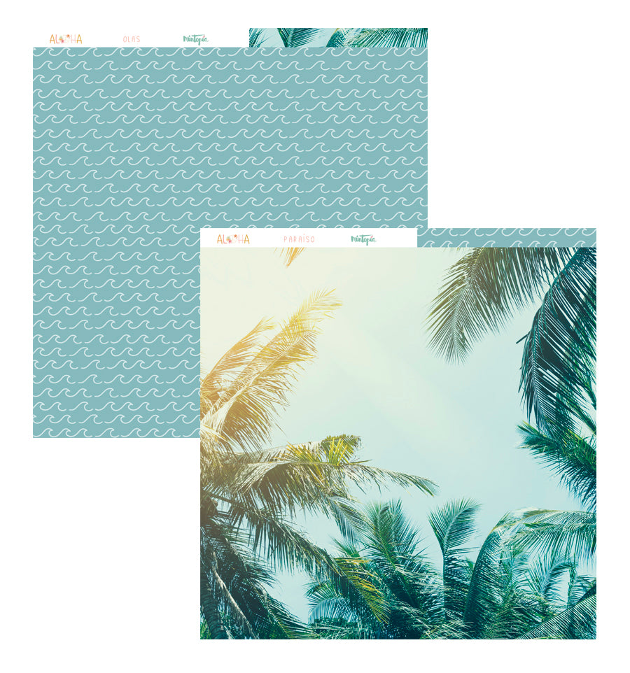 PREVENTA Stack 12"x12" Aloha + recortables