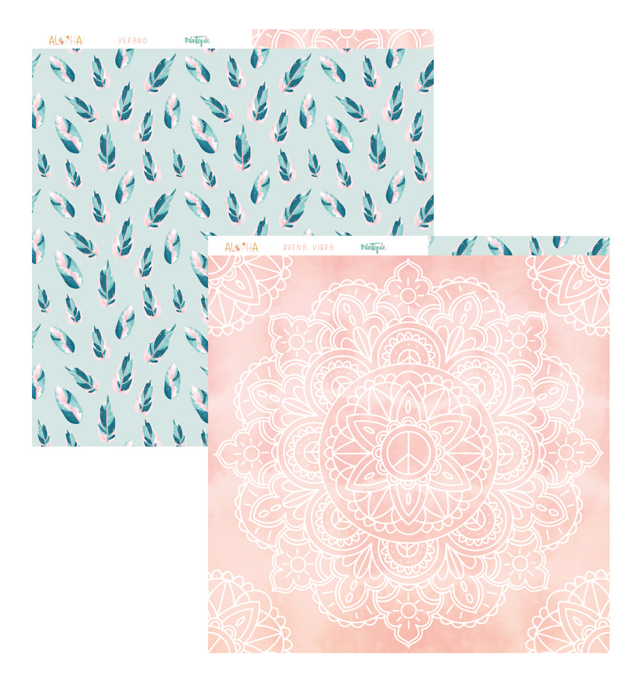 PREVENTA Stack 12"x12" Aloha + recortables