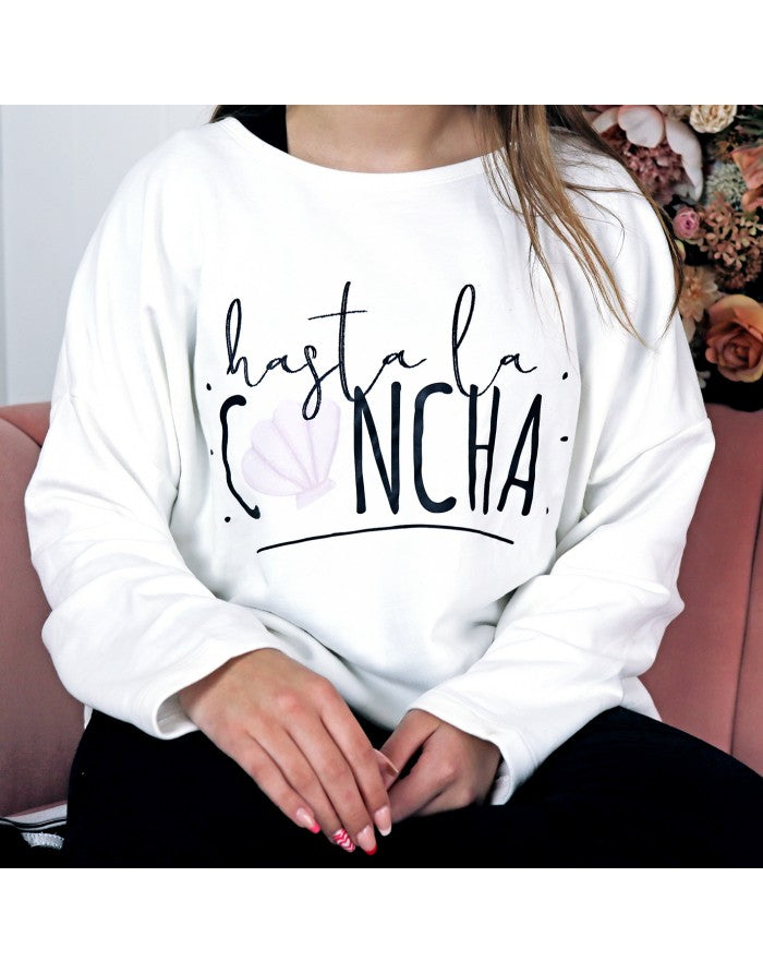 Sweatshirt 'Hasta la concha'