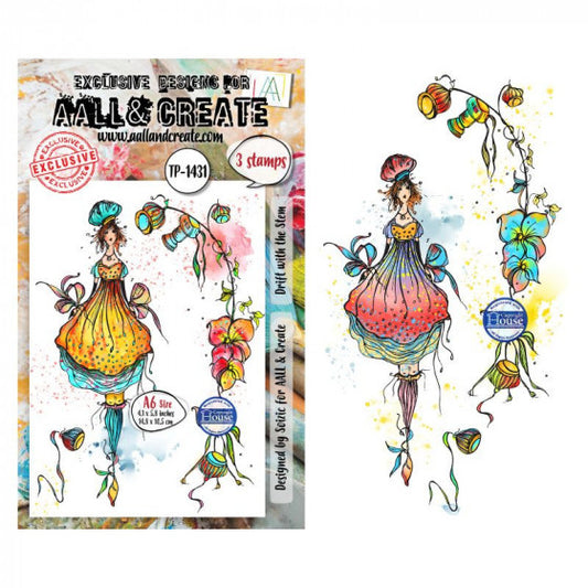 Clear Stamp - TP-1431 - Drift with the Stem - AALL and Create