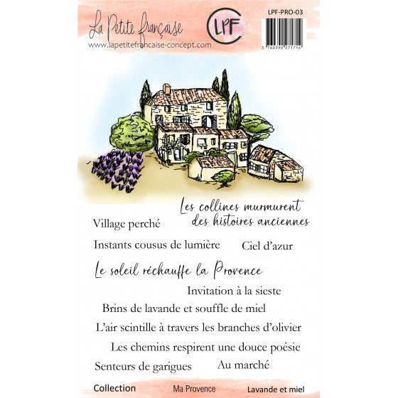 Clear Stamp : Collection Ma Provence - Lavande et Miel-La Petite Francaise