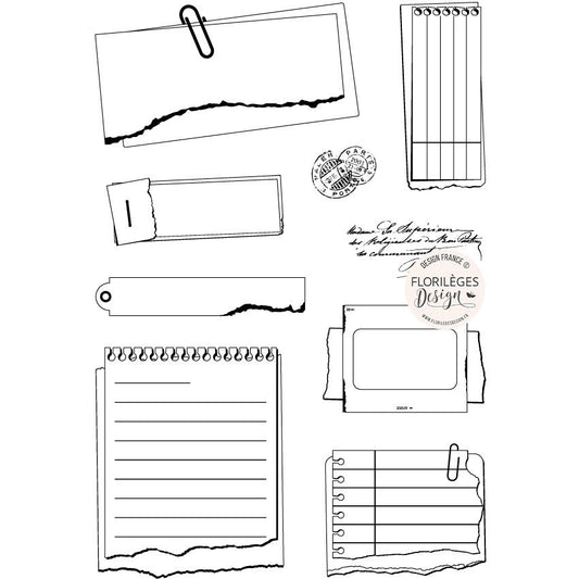 ÉTIQUETTES COMPOSÉES  Acrylic Stamp