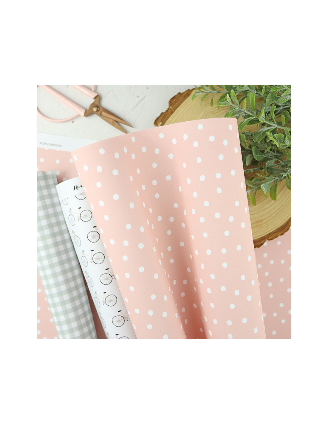 Topos Pastel XXL laminated paper sheet | Alúa Cid