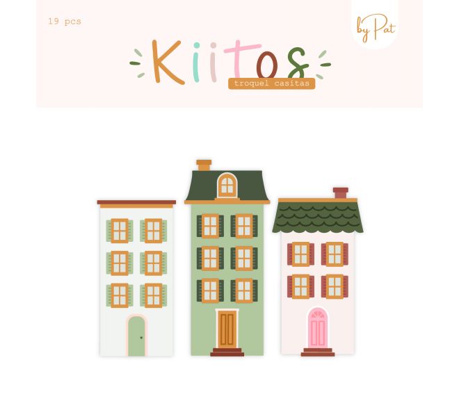 Troquel Casitas Kiitos de Basic Crea