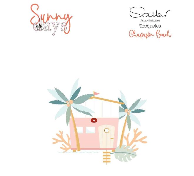 SUNNY HOLI DAYS - Troqueles de ilustraciones "CASITA"