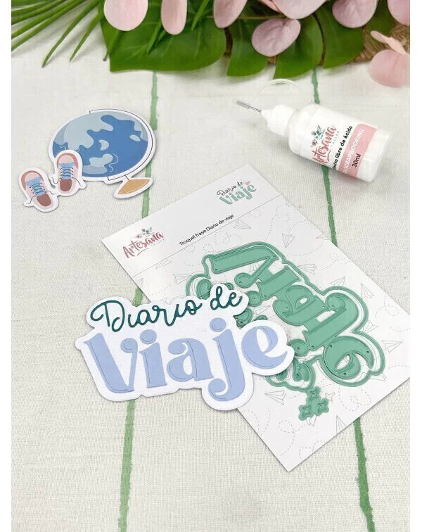 Troqueles Frases Diario de Viaje