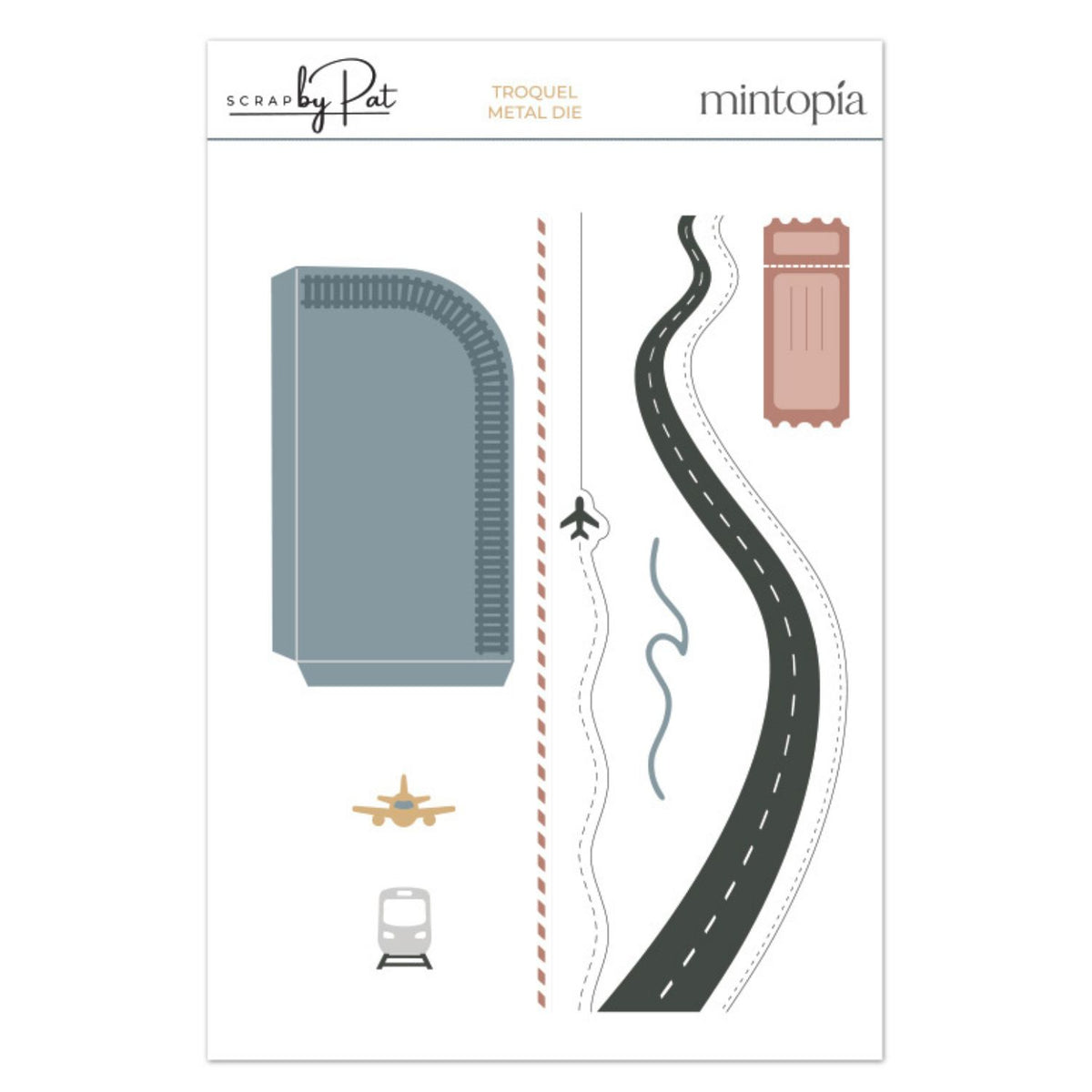 Troquel Scrapbypat Bordes viajeros