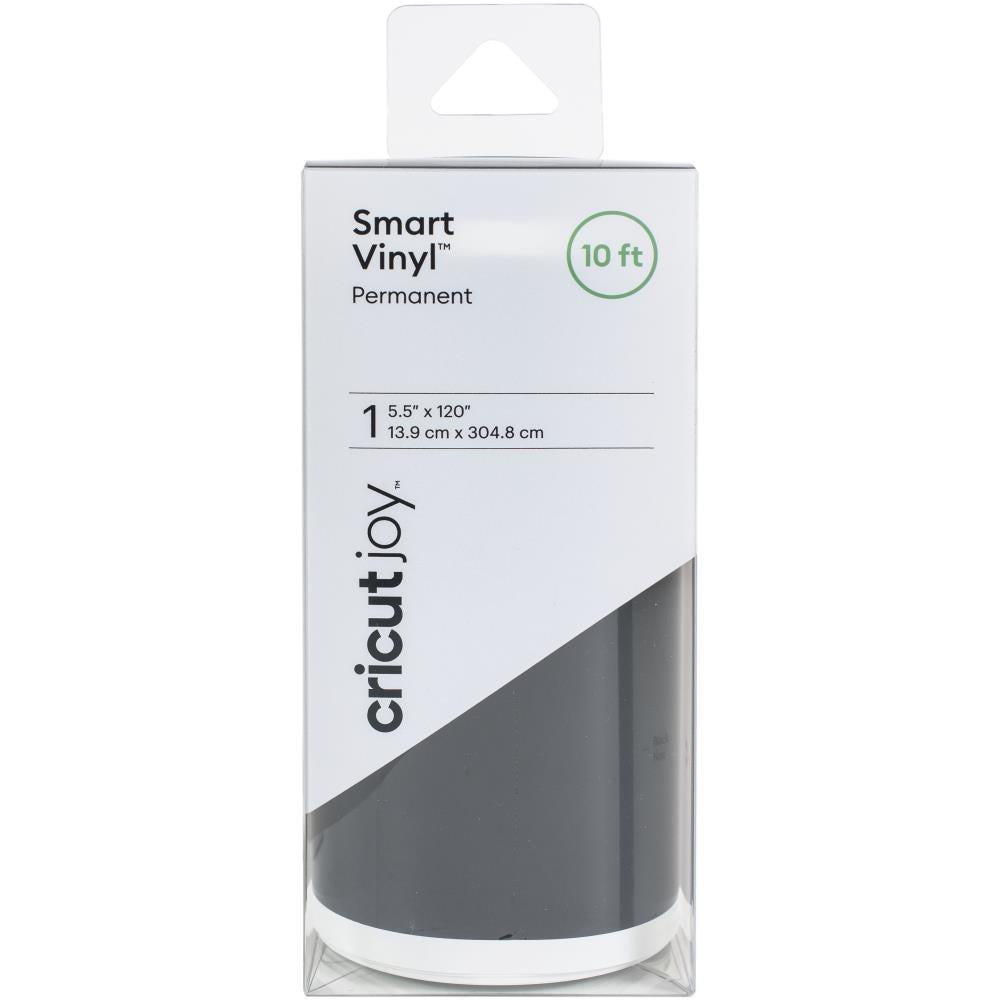 Cricut Joy Permanent Smart Vinyl 5.5"X120" Bulk Roll- Black