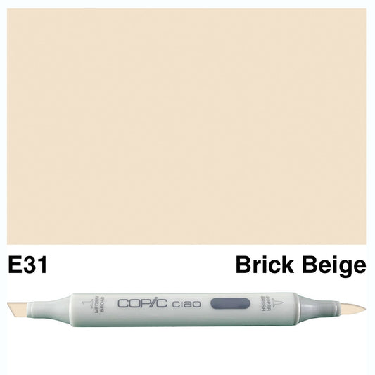 COPIC Ciao Markers, E31-I Brick Beige