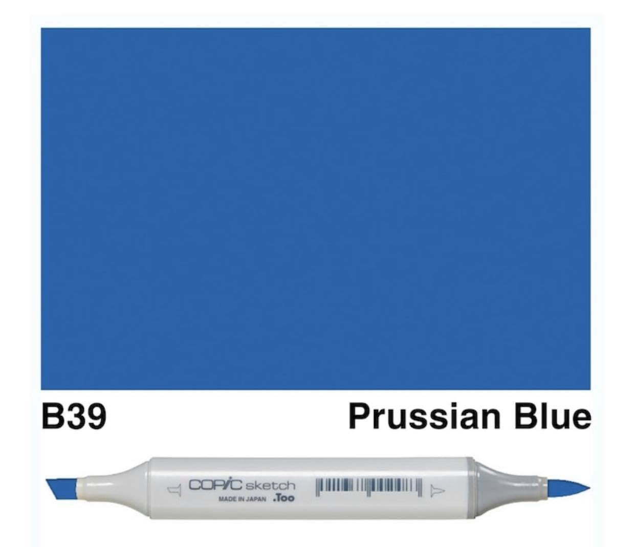 COPIC Sketch Markers, B39 Prussian Blue