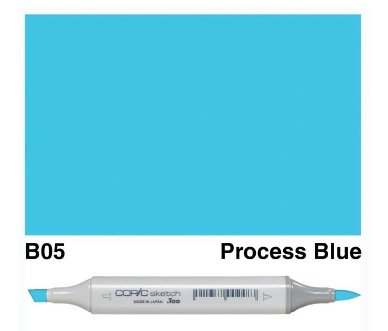 COPIC Sketch Markers, B05 Process Blue